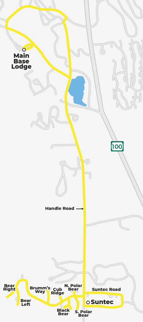 Brear Crossing Winter Route Map 4