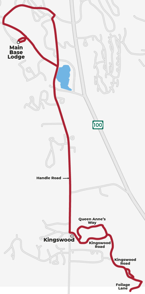 Kingswood Winter Route Map 5