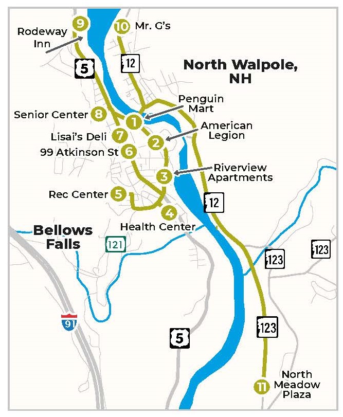 Bellows Falls Vt Map Bellows Falls In-Town - The Moover